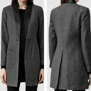 All Saints Jackets Coats Allsaints Lorie Lia Coat Size Uk8 Us4 Poshmark